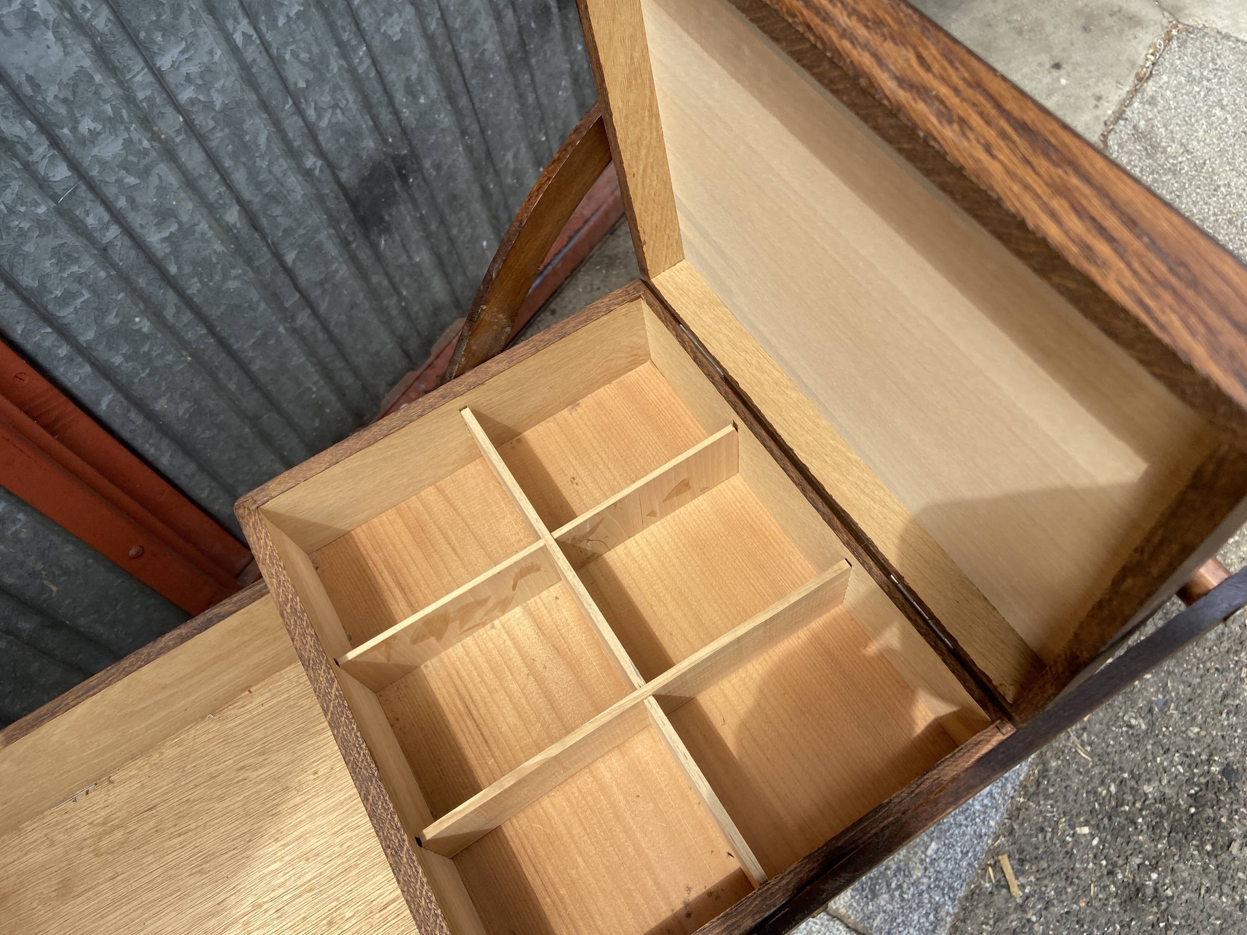 Art worker Deco vintage Scandinavian sewing box sewing box 1950
